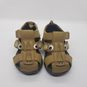 NWOT Gymboree Stripes in Space Monkey fisherman sandals